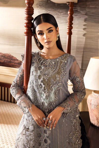 Emaan Adeel Organza 3 Piece Unstitch