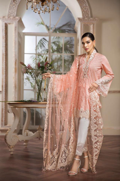 Anaya Lawn Chickankari 3pc Unstitch