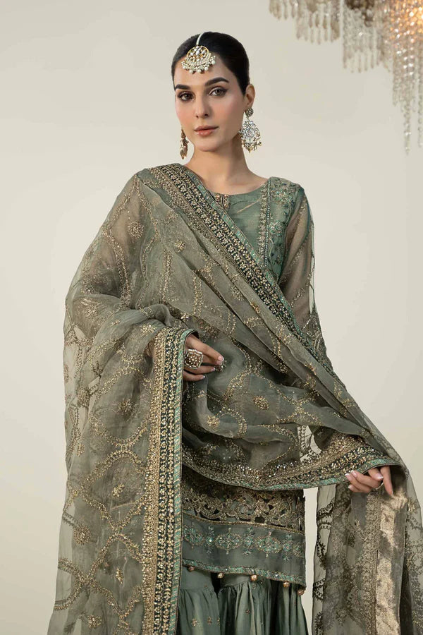 Maria b Organza Embroided Unstitch