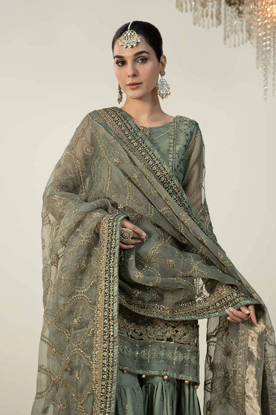 Maria b Organza Embroided Unstitch