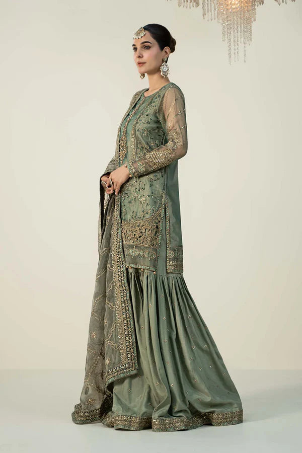 Maria b Organza Embroided Unstitch