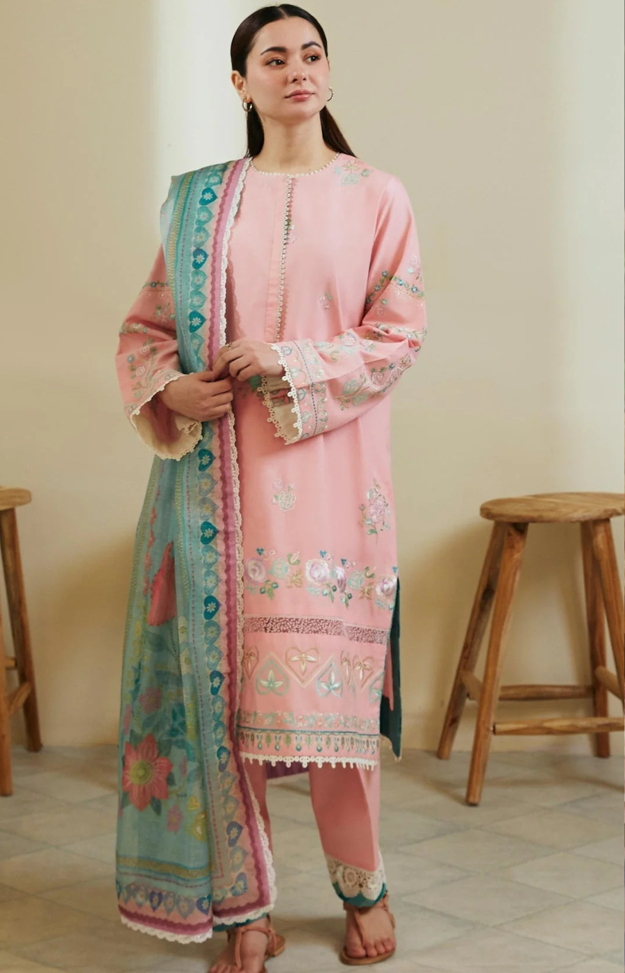 Zara Shahjahan Formal 3 pc Unstitch